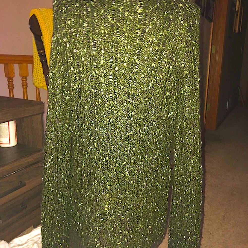 BUCKLE BOHO CARDIGAN SWEATER XL - Picture 5 of 14